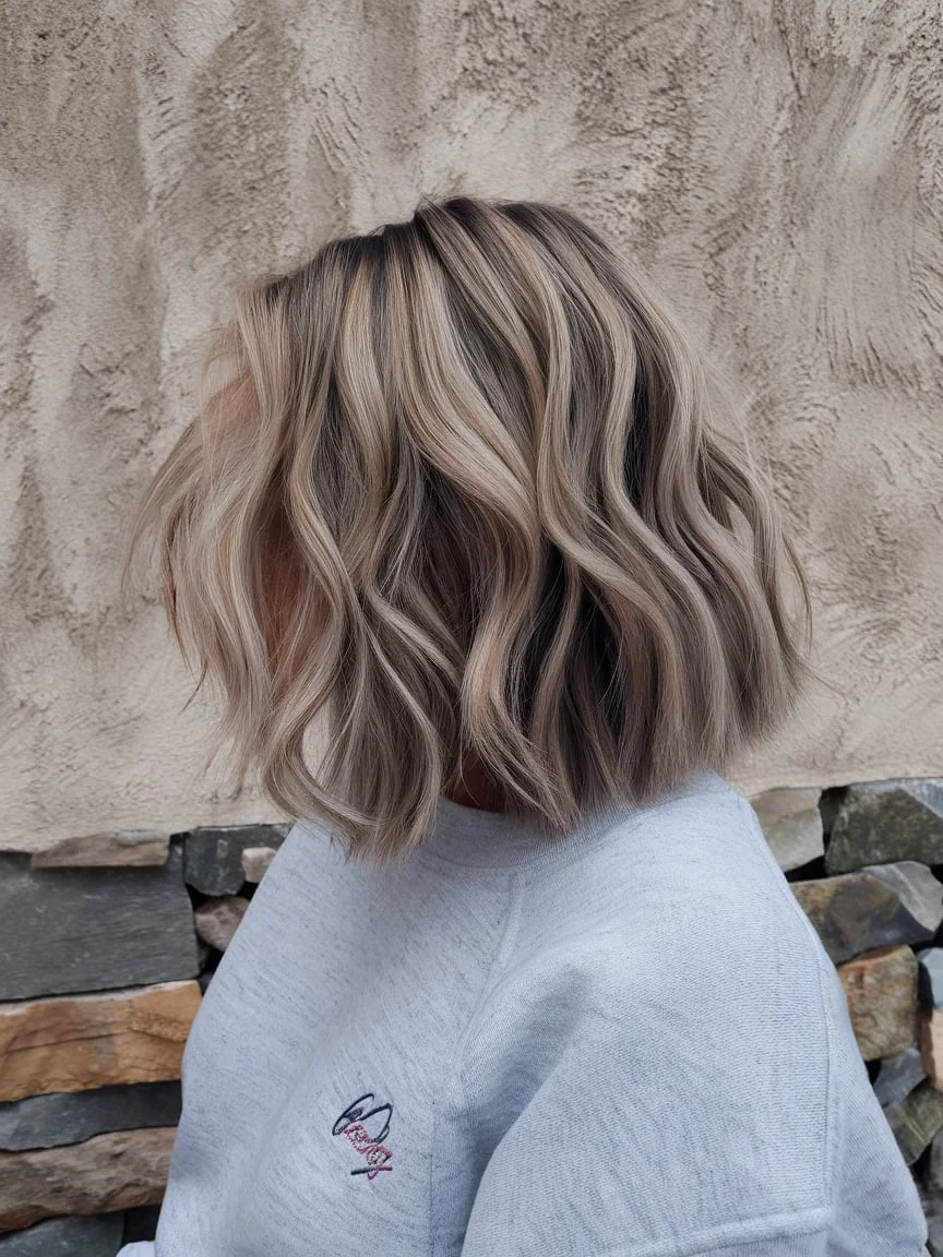 Ash Blonde Bob Hairstyle