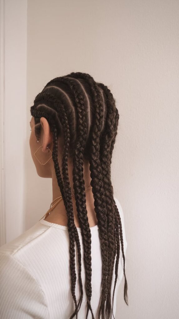 Back-to-Basics Thick Cornrows