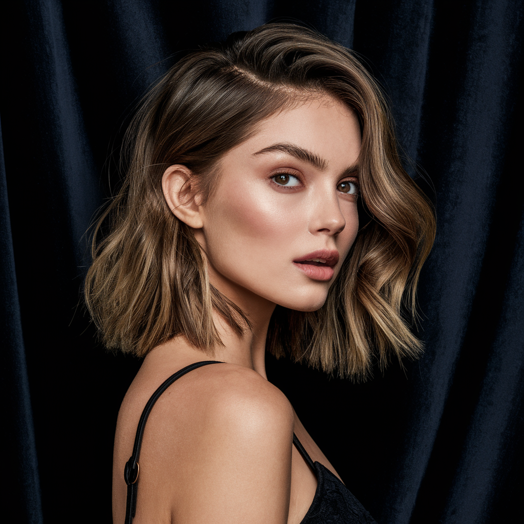 Blunt Bob with Highlights