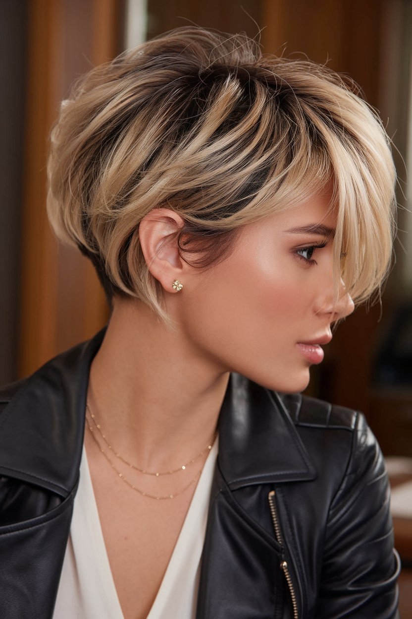 Bronde Pixie-Bob with Soft Layers