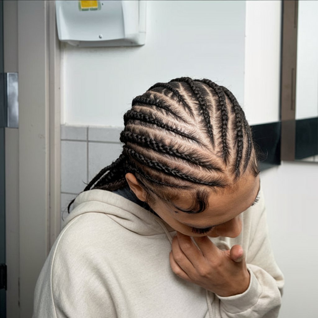 Center-Parted Twists with Subtle Highlights