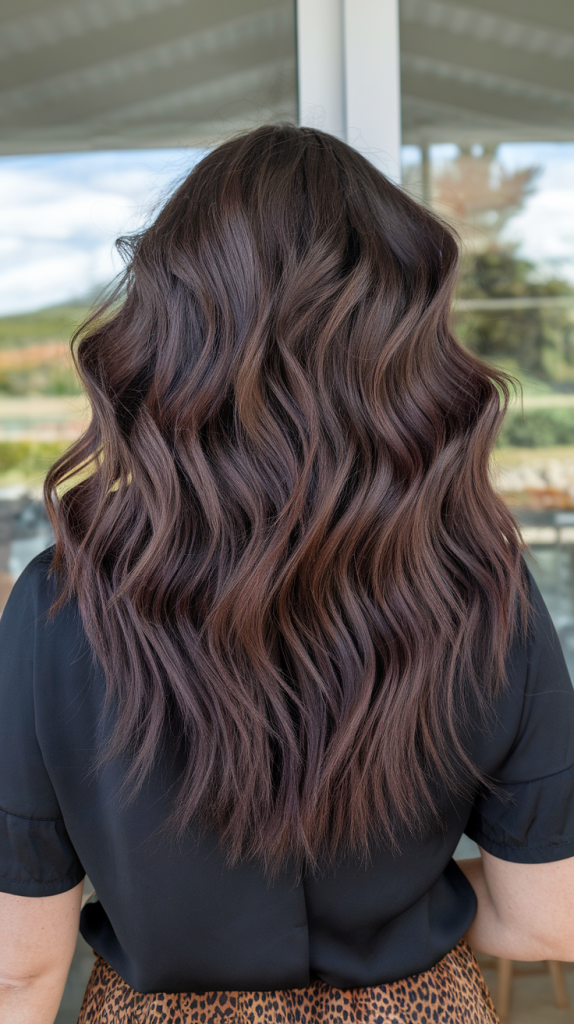 Chocolate Violet Waves