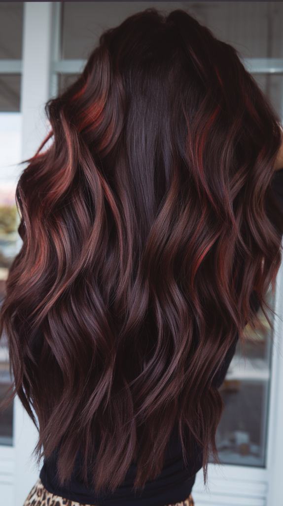 Chocolate Violet Waves