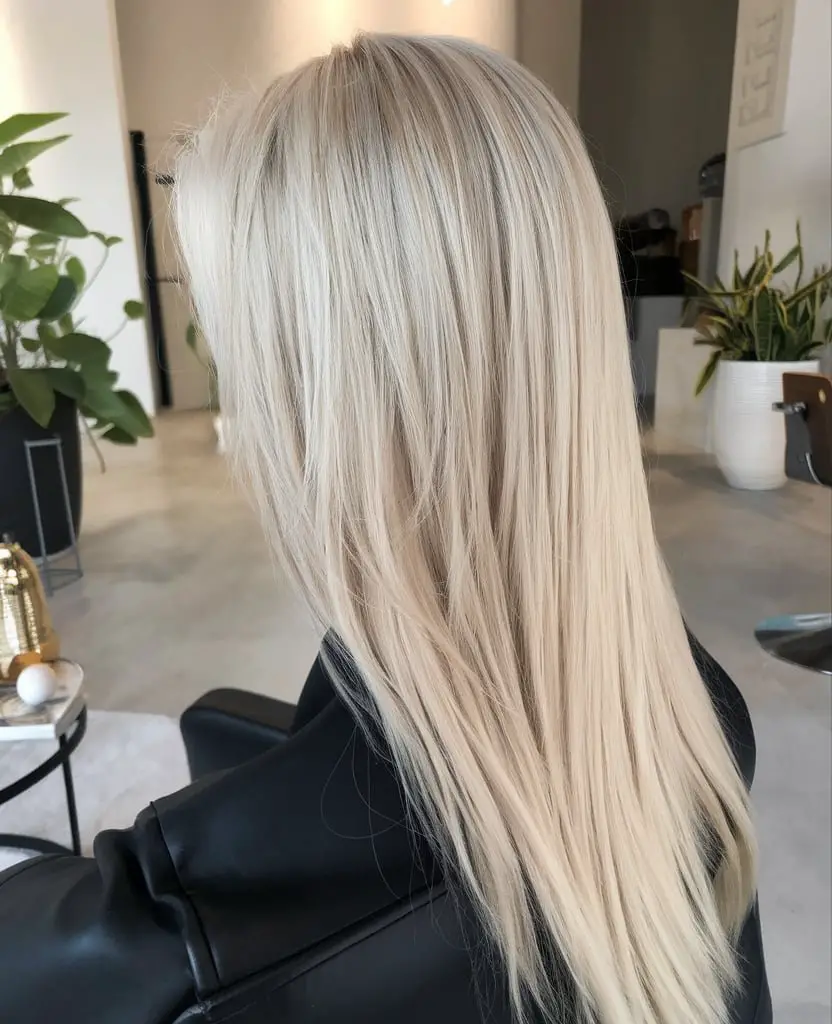 Cool-Toned Ash Blonde Layers