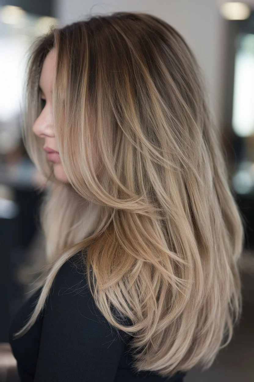 Cool Platinum Ombre