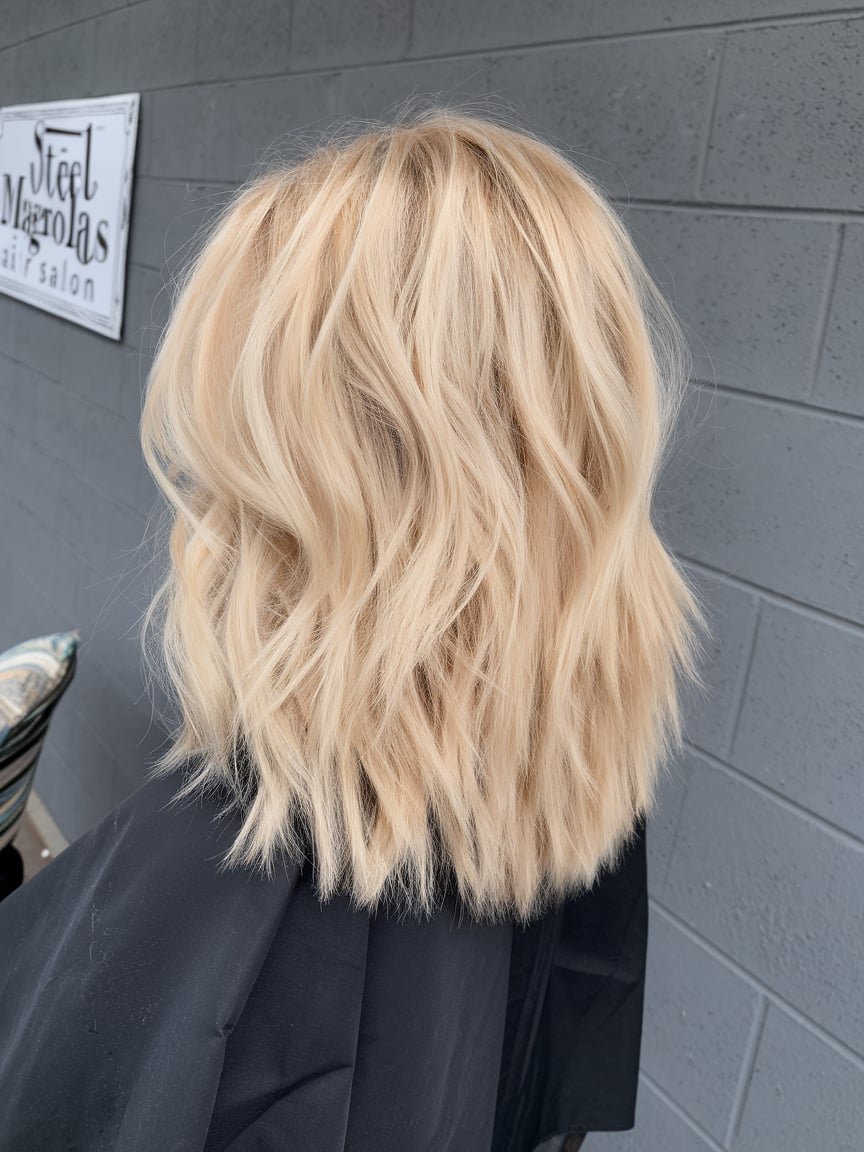 Creamy Vanilla Blonde Hair Color