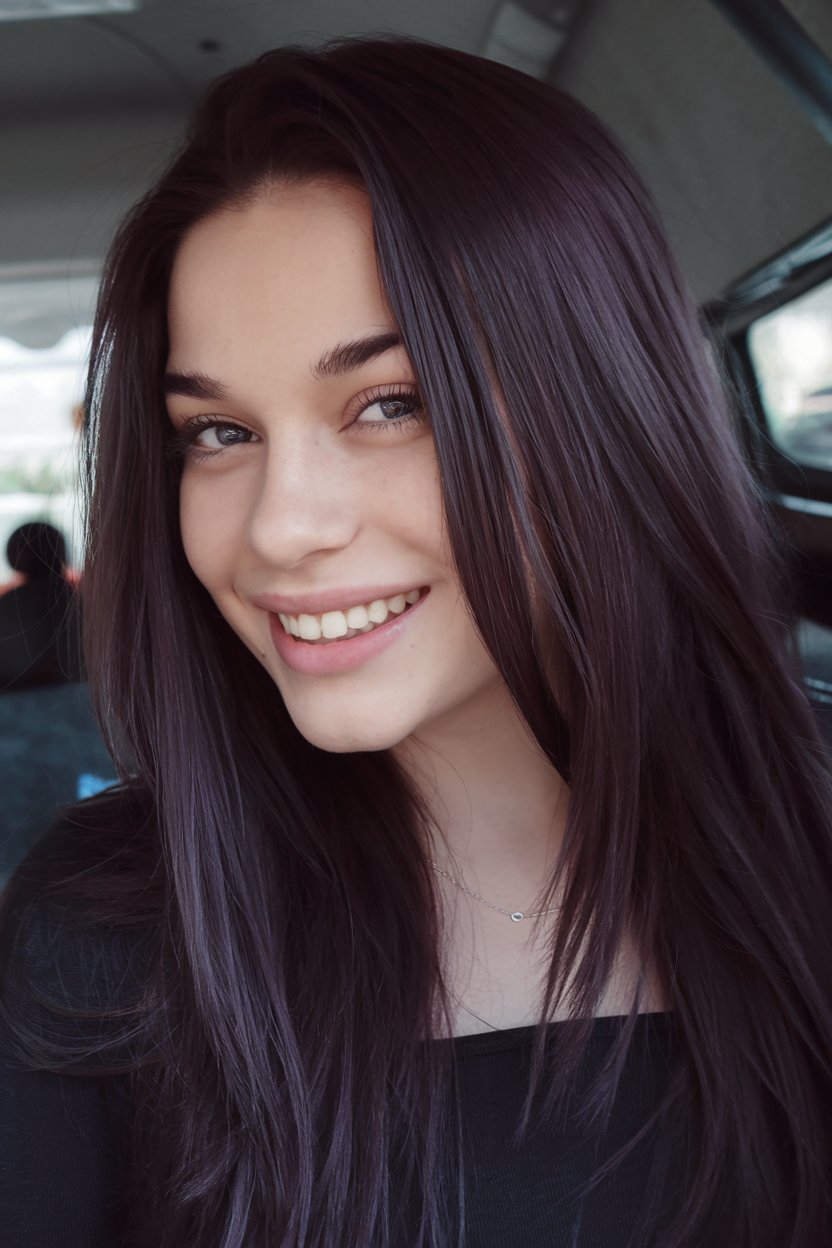 Deep Plum Elegance