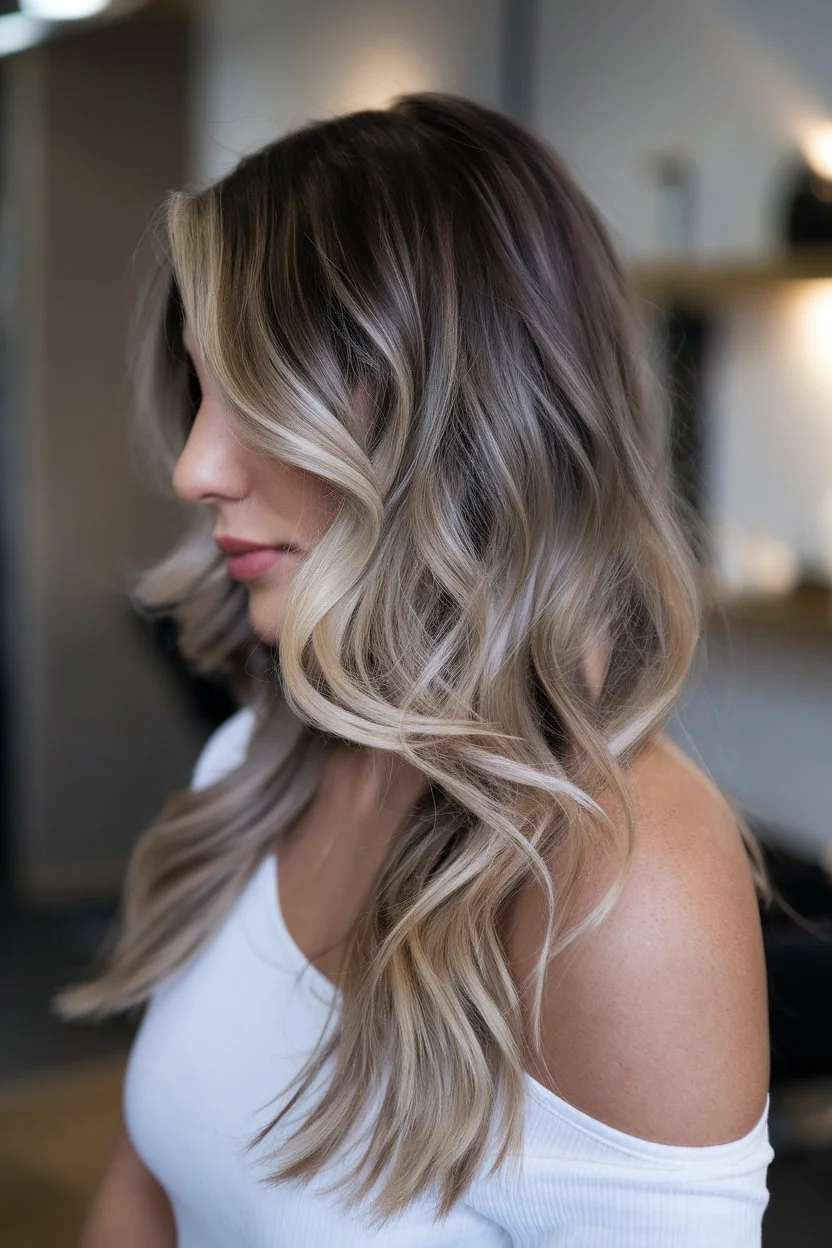 Dimensional Beige Blonde Ombre