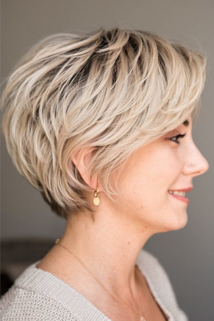 Elegant Blonde Bob