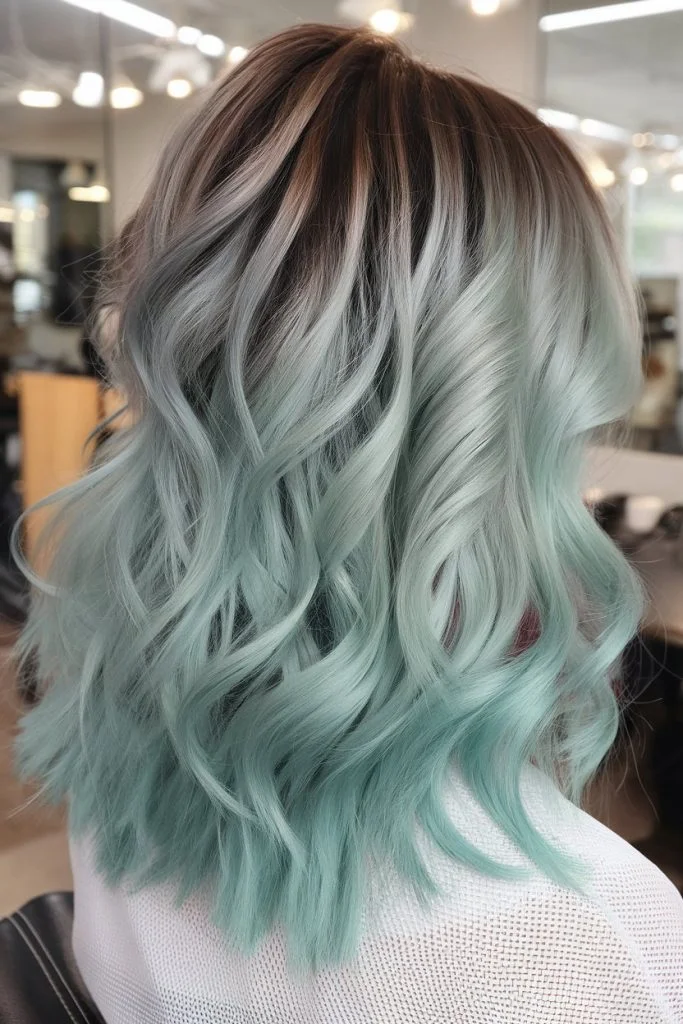 Ethereal Mint Melt Hair Color