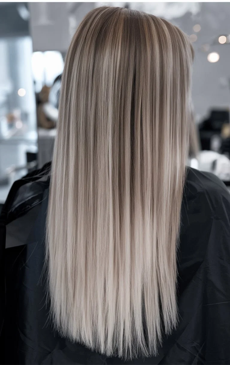 Frosted Blonde Ombre