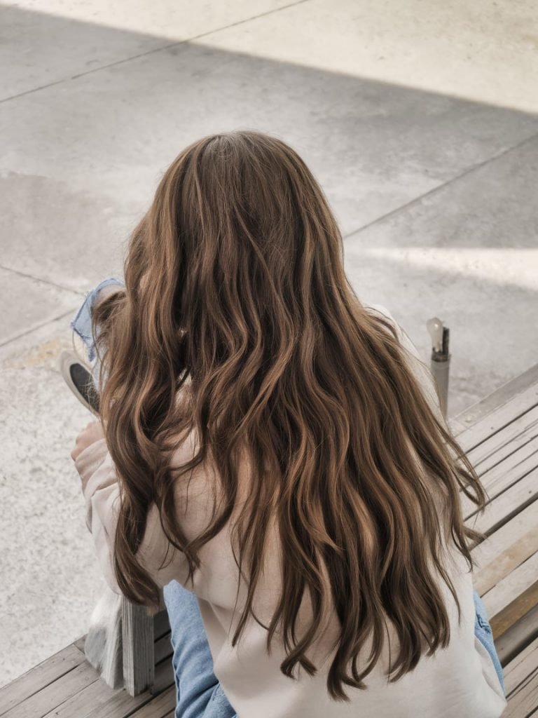 Golden Balayage Chocolate Layers