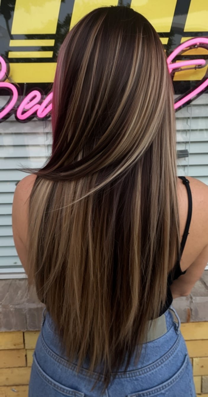 Golden Brown Balayage