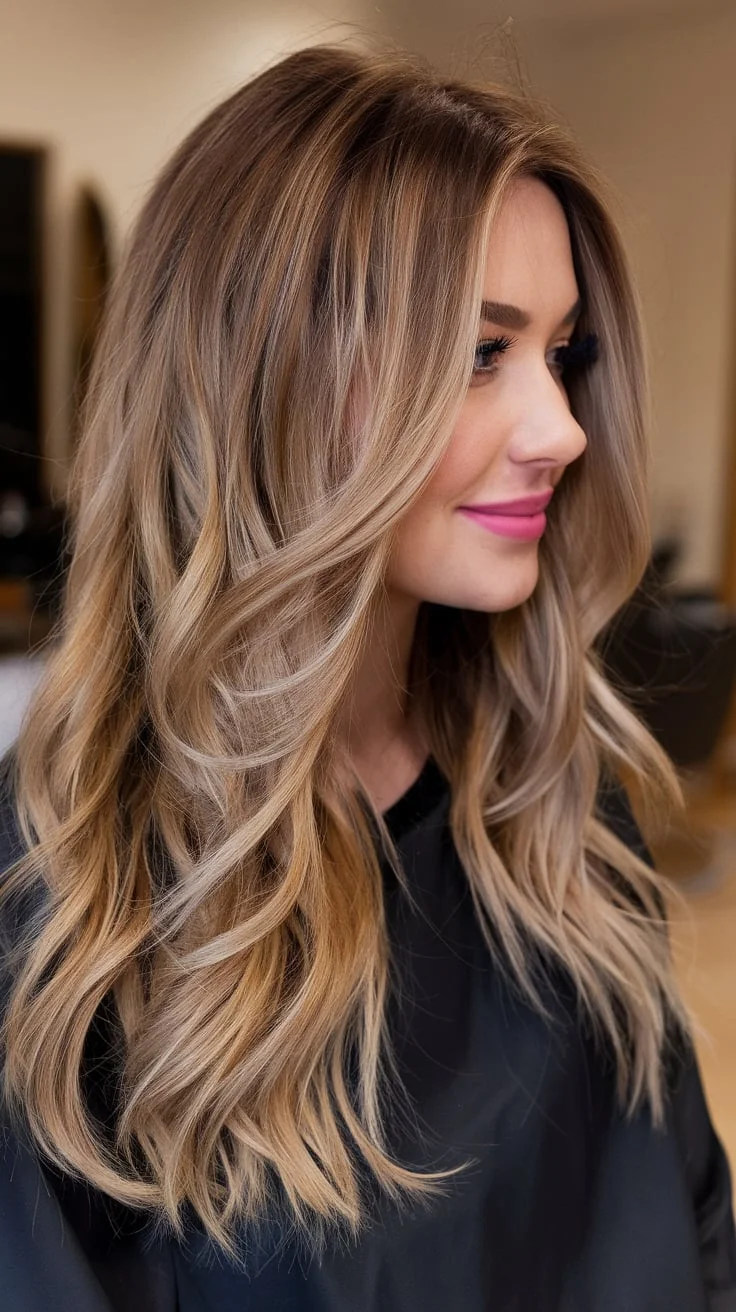 Golden Honey Ombre Hair Color
