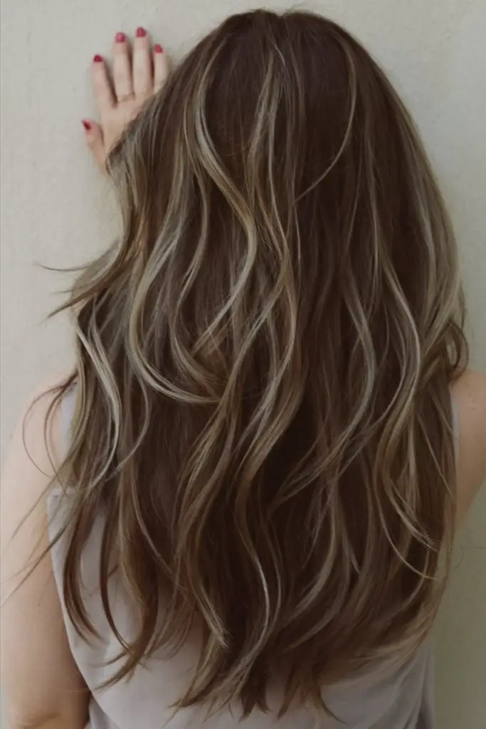 Half-Up Ash Brown Look