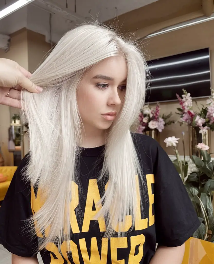 Icy Platinum Blonde