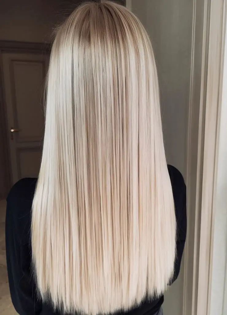 Icy Straight Blonde Perfection