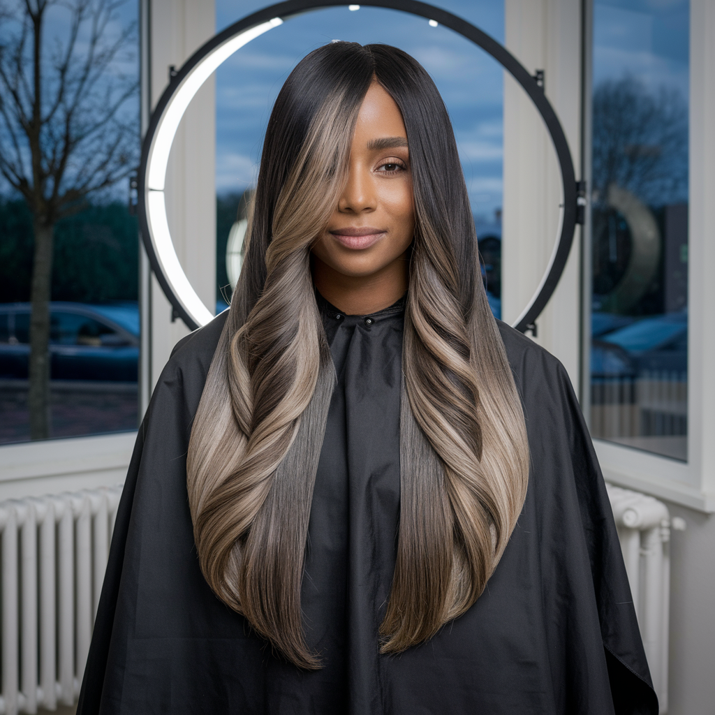 Layered Bob with Feathered Ends