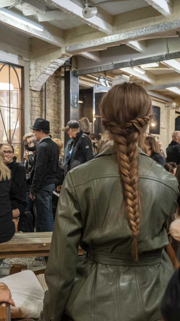 Loose Fishtail Braid with Rustic Appeal