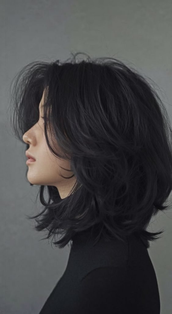 Midnight Black Voluminous Layers