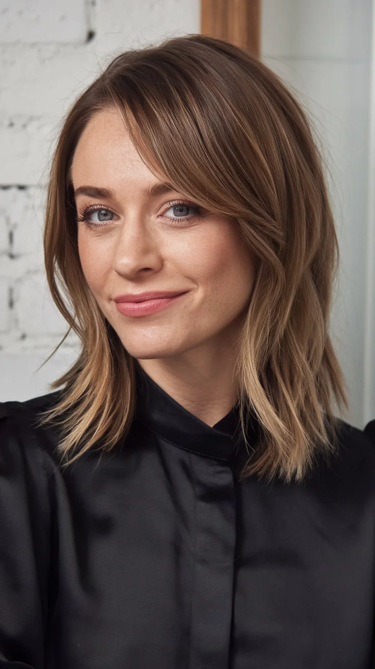 Polished Brunette Lob