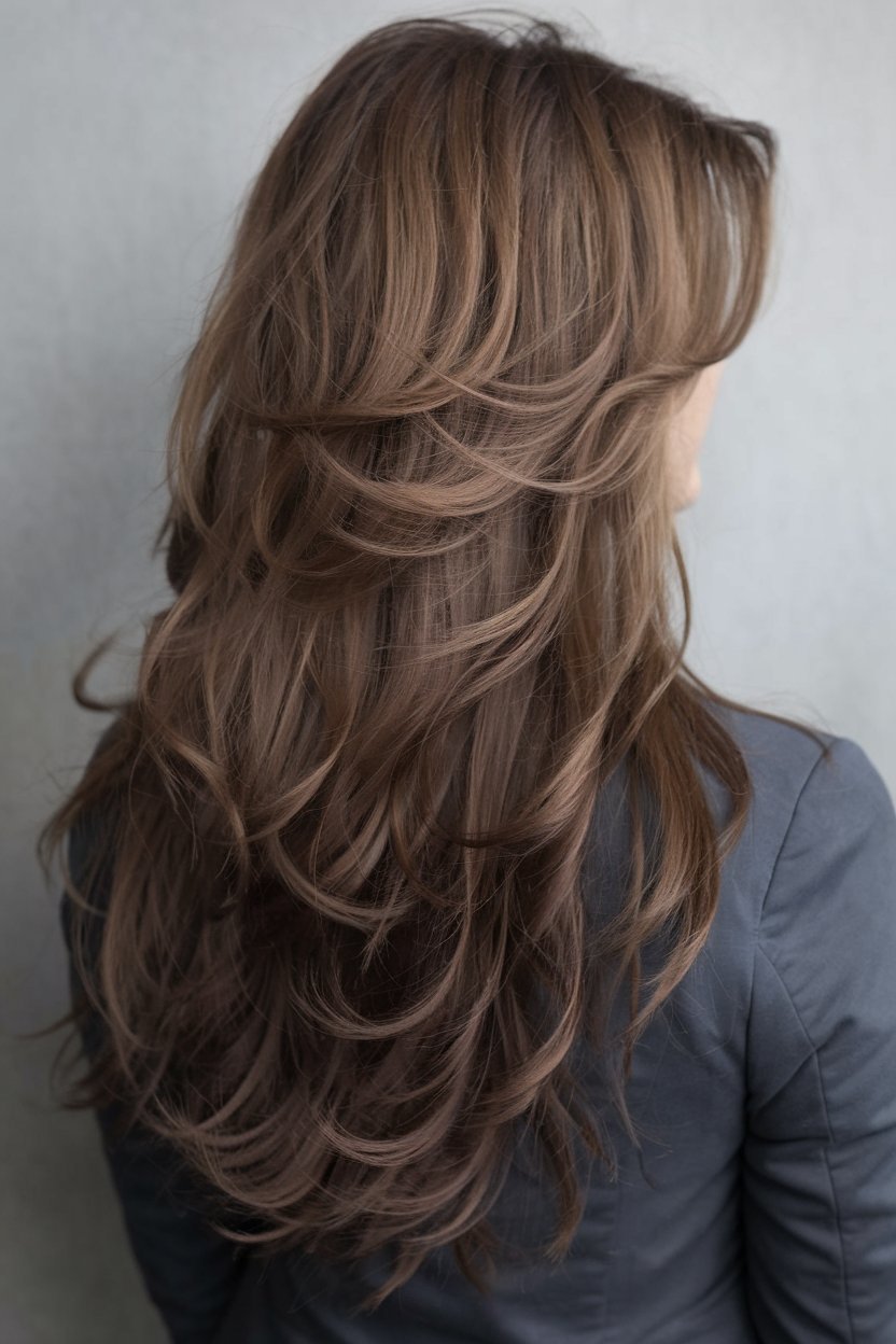 Rich Espresso with Caramel Balayage