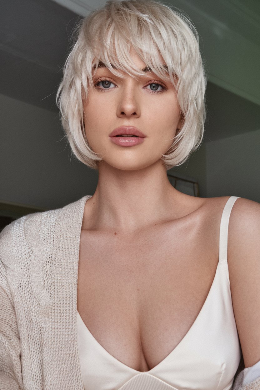 Romantic Textured Bob