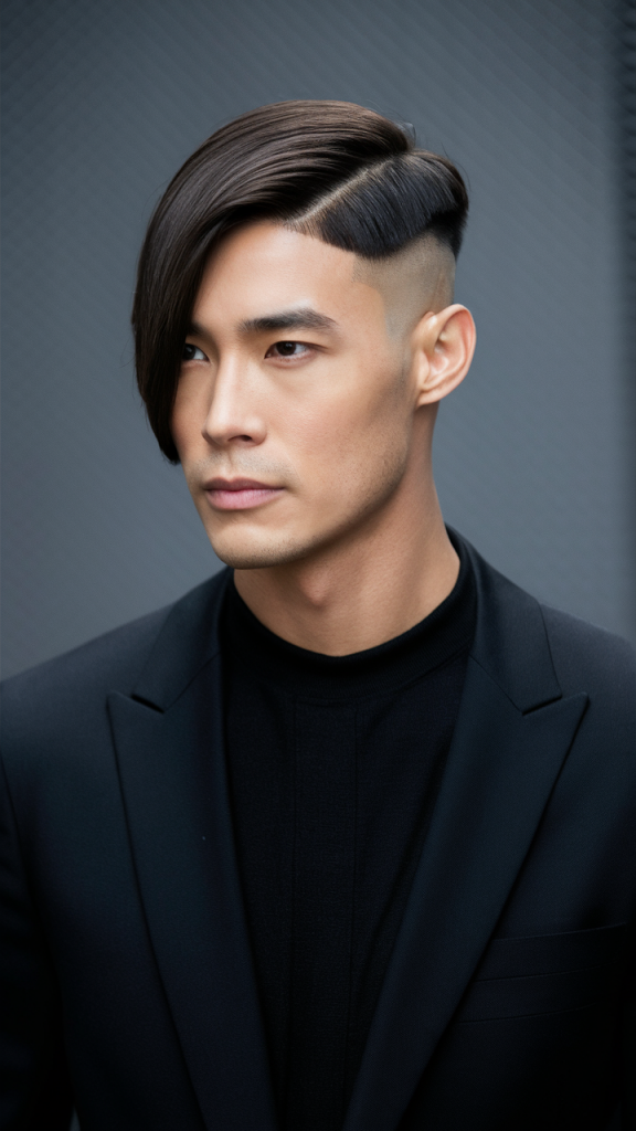 Sleek Side-Parted Hairstyle