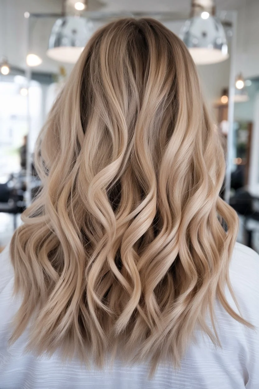 Soft Beige Waves