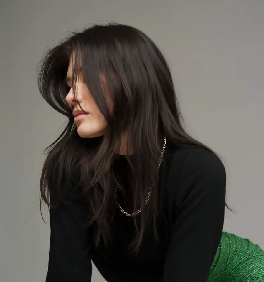 Soft Dark Brunette Elegance