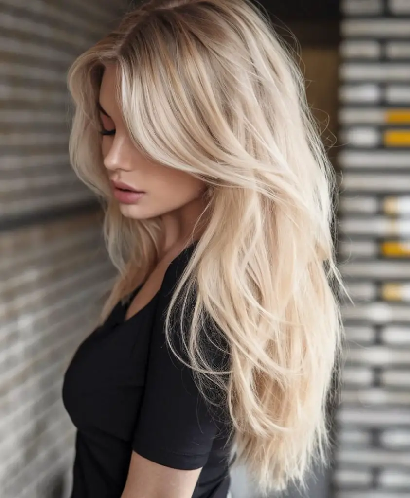 Soft Golden Blonde with Dimension