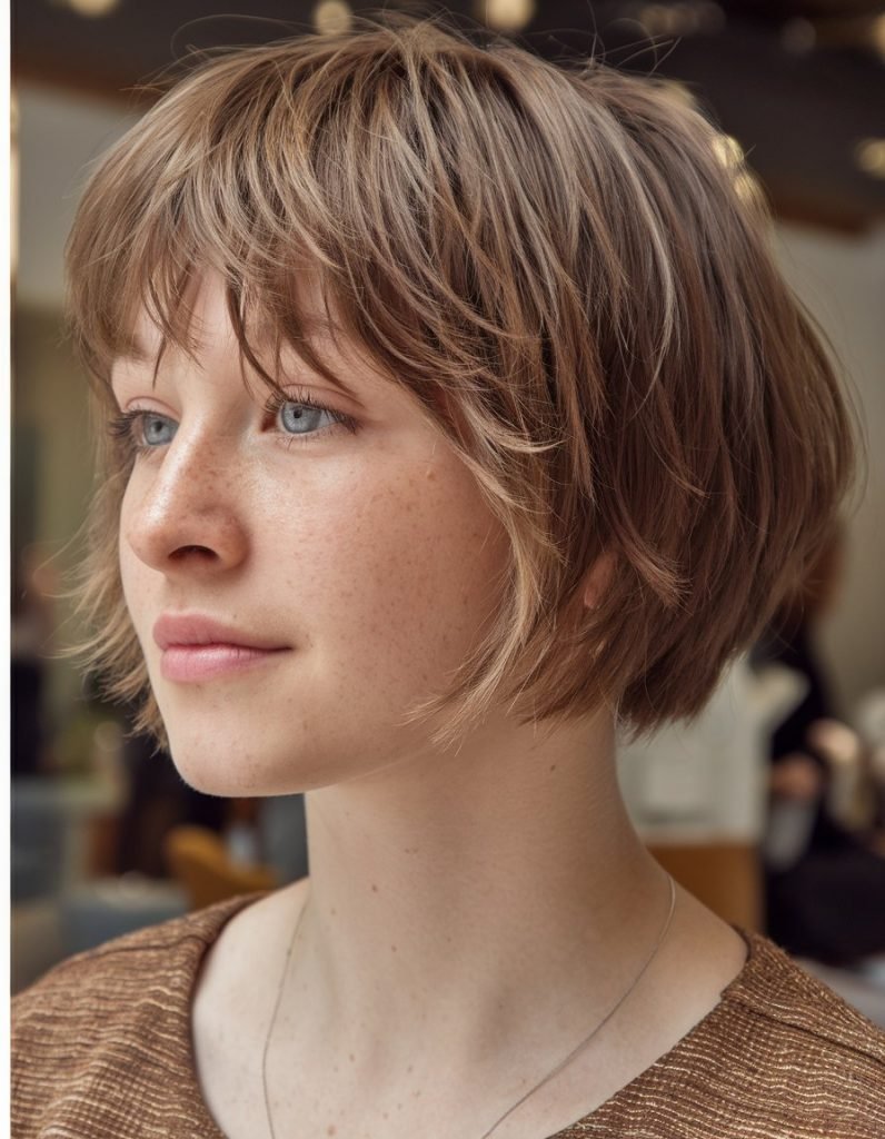 Soft Pixie with Micro Bangs