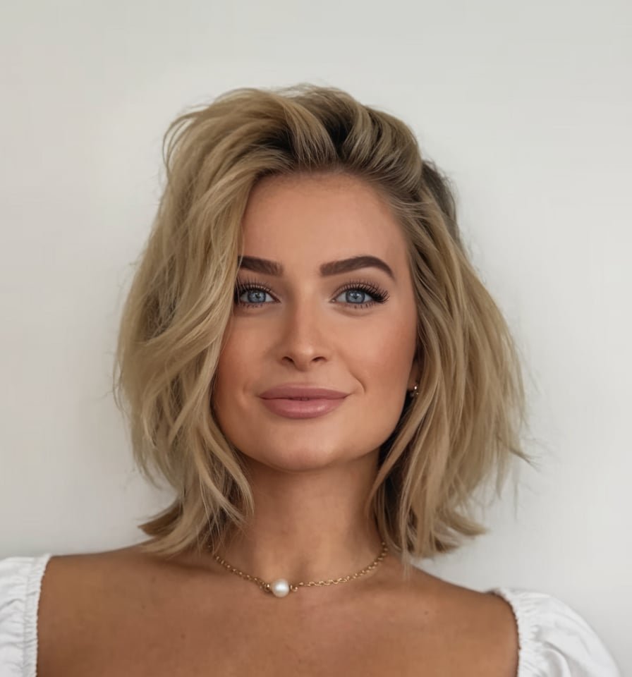 Soft Wavy Lob Haircut