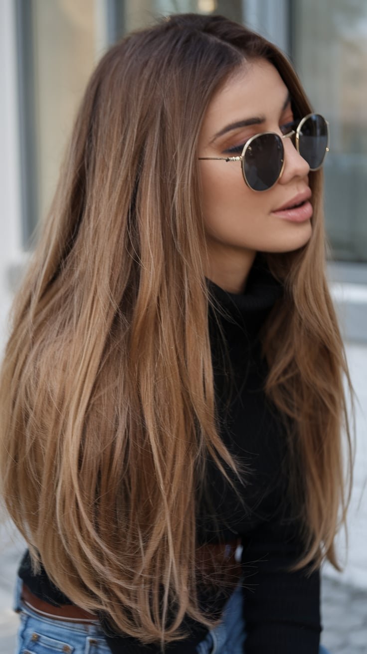 Straight and Sleek with Layers