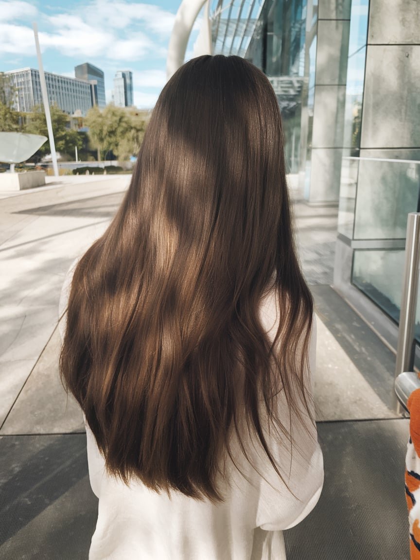 Sun-Kissed Brunette Waves