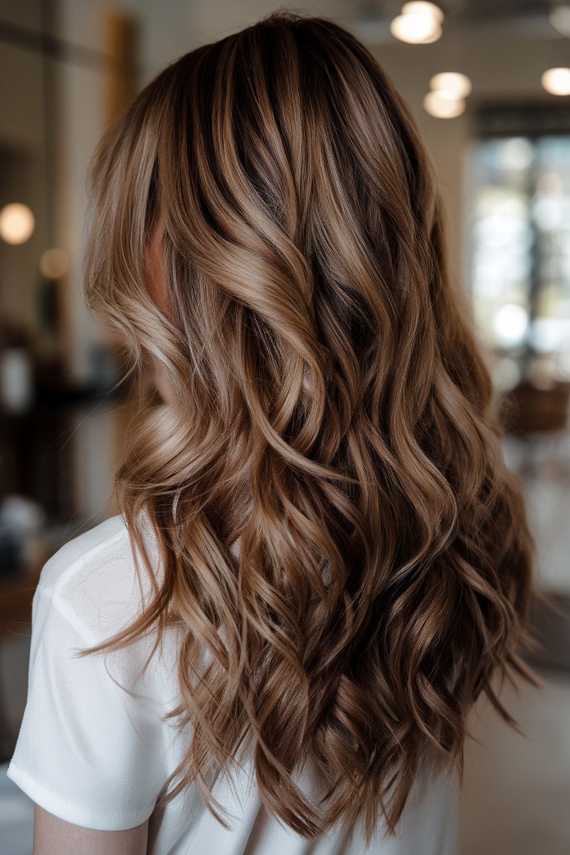 Sun-Kissed Brunette Waves