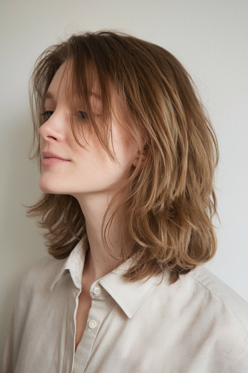 Textured Brunette Layers