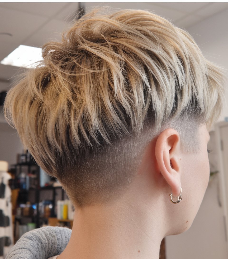 Textured Undercut Hairstyle