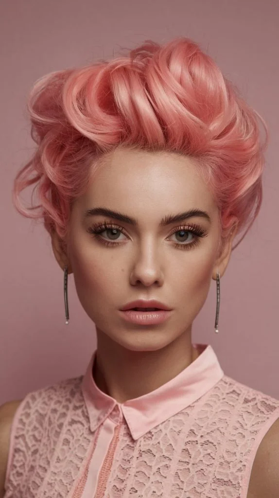 Vintage Glam: Cotton Candy Updo
