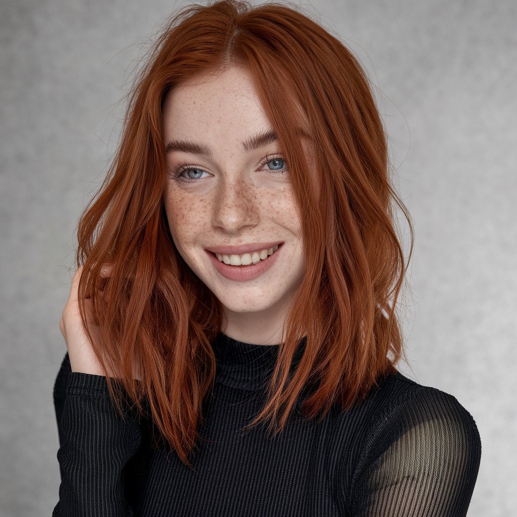 Warm Auburn Bob