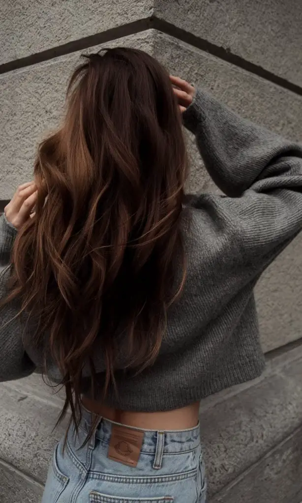 Warm Chestnut Waves