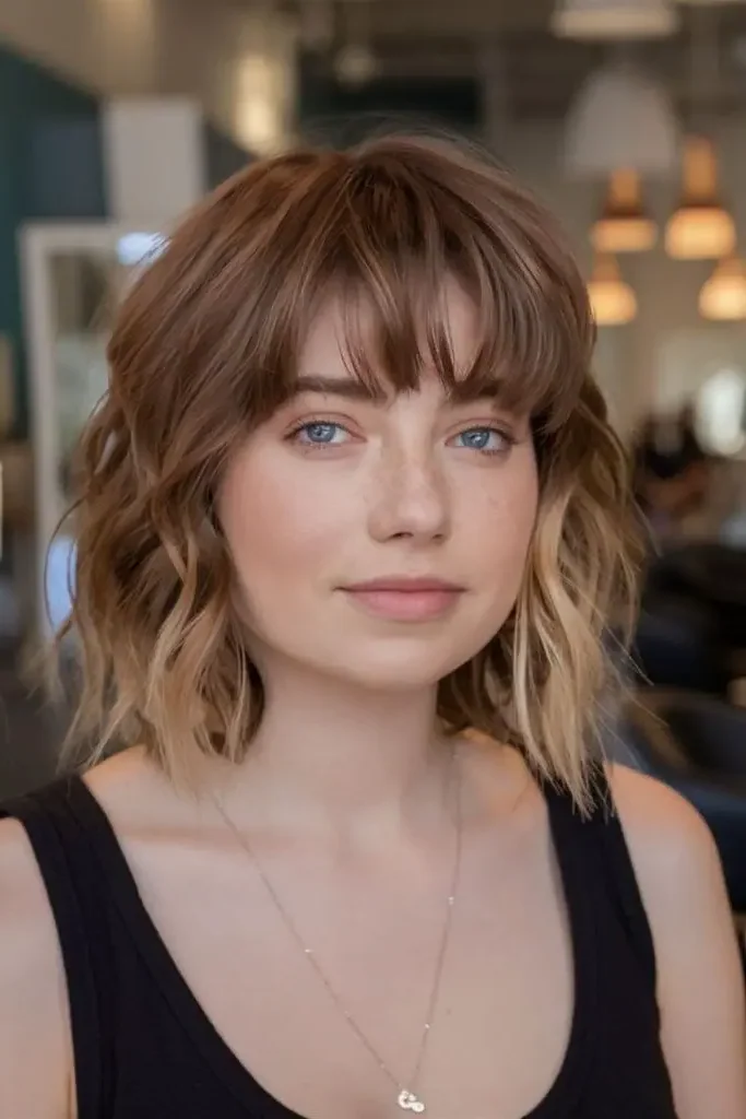 Soft Focus Shag Hairstyle