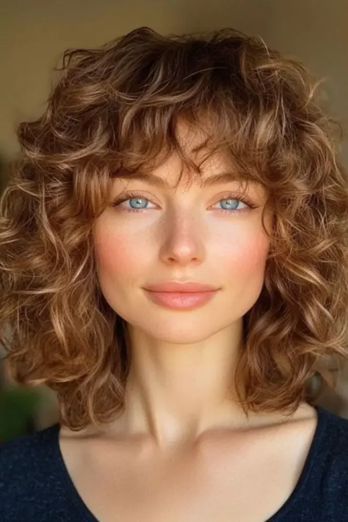 Dreamy Curl Shag Hairstyle