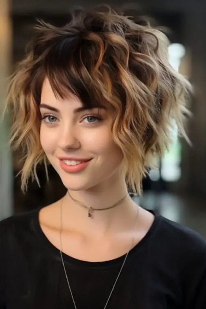 Luxe Shaggy Bob Hairstyle