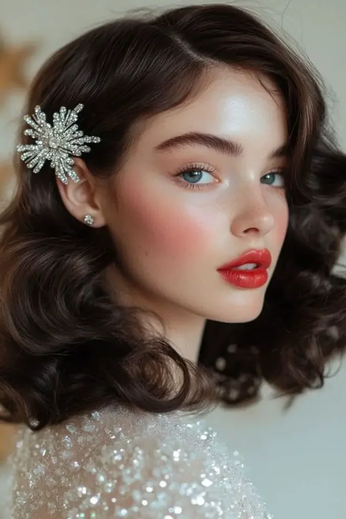 Pinned Up Vintage Curls