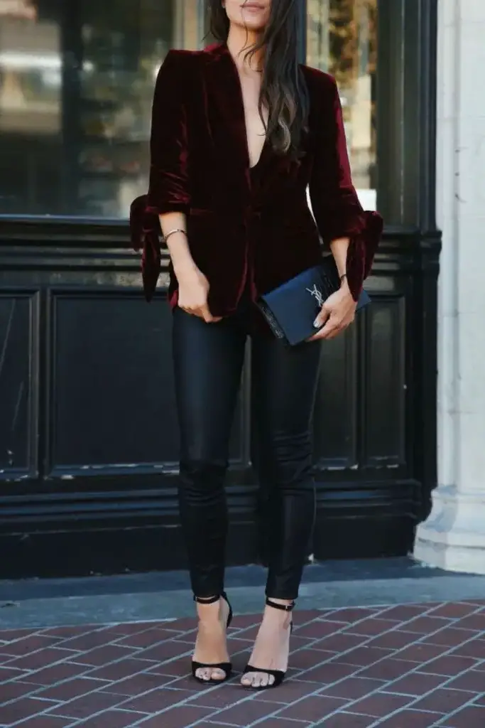 Classic Velvet Blazer Vibes