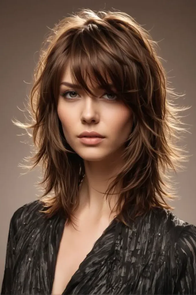 Soft & Silky Shag Hairstyle