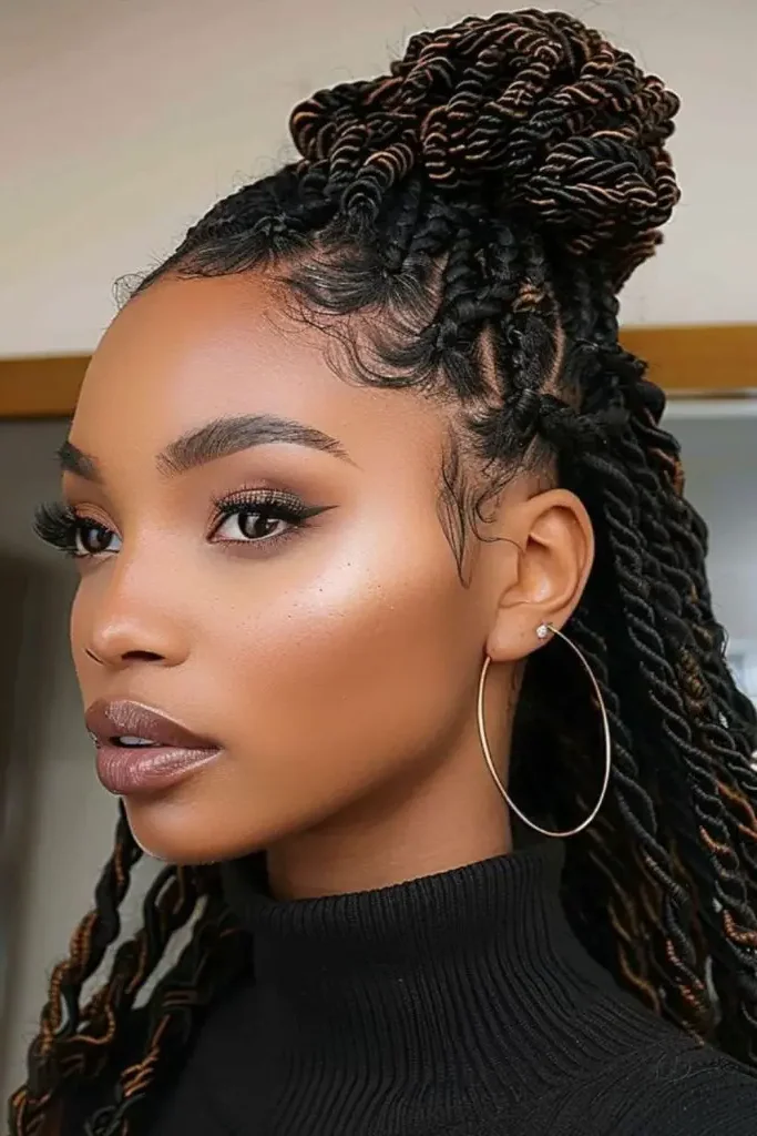 Goddess Half-Up Halo Hairstyle