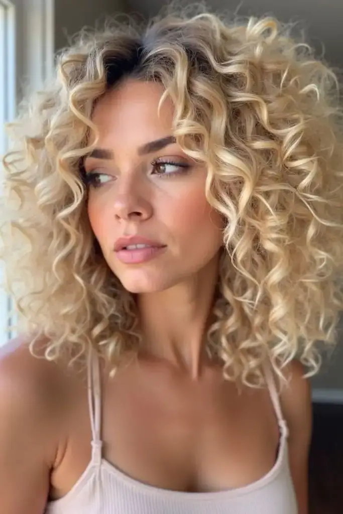 22. Full Curls with Defined Shape