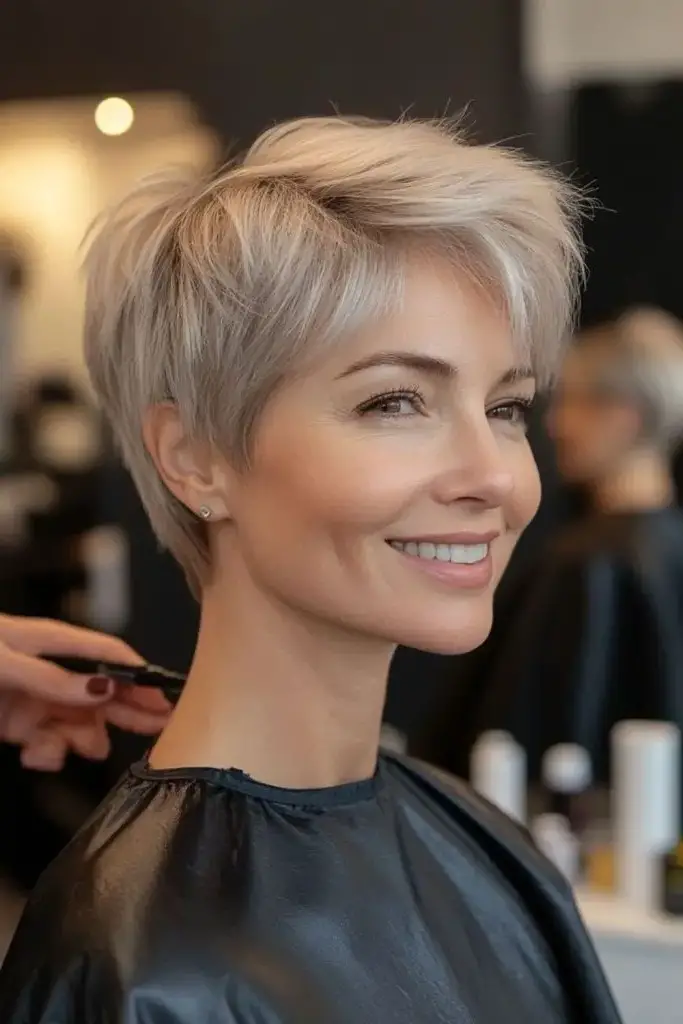 Tousled Pixie Cut with Layers